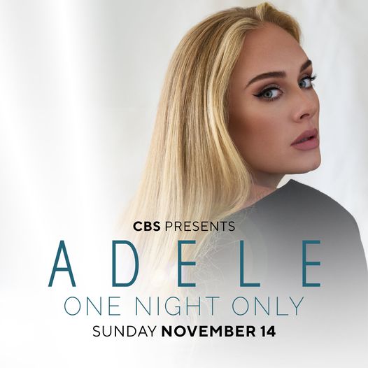 Adele-CBS-November 14/Adele official Facebook page