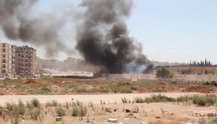 إدلب.. انفجار مستودع أسلحة/ المرصد السوري 