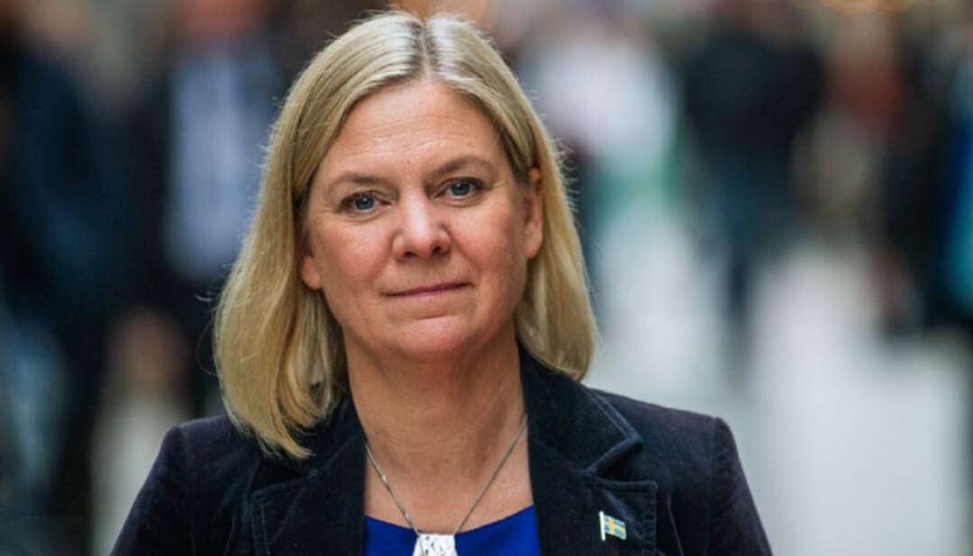 أندرسون على وشك أن تصبح أول امرأة في السويد تتولى رئاسة الوزراء