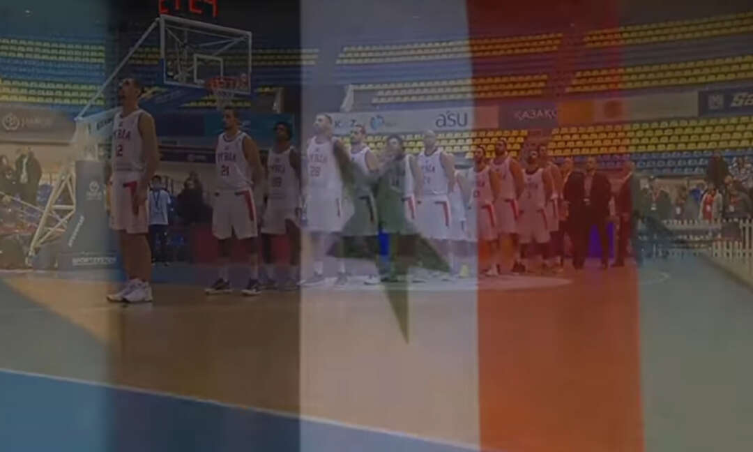 كازاخستان تعزف النشيد الإيراني بدلاً عن السوري في مباراة بكرة السلة