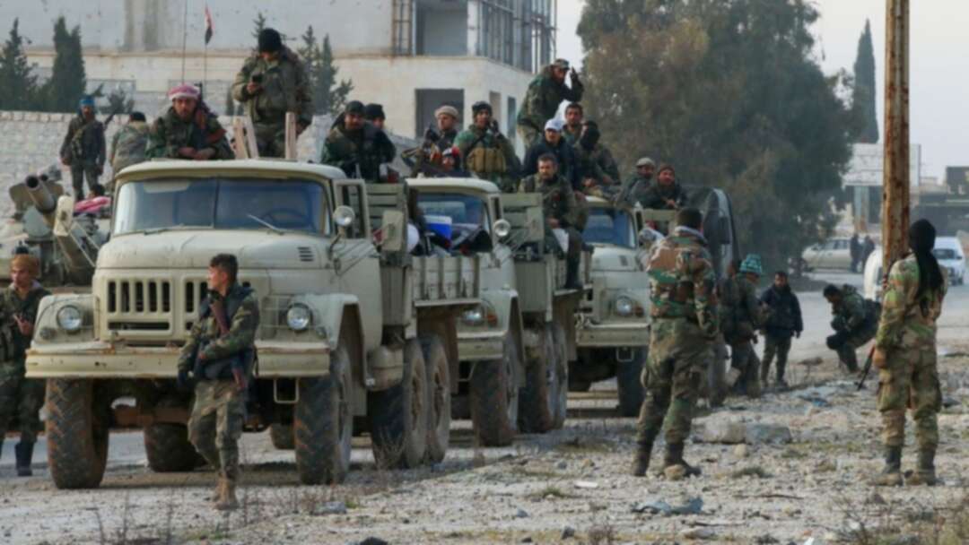 رتل عسكري لقوات النظام يدخل ناحية 