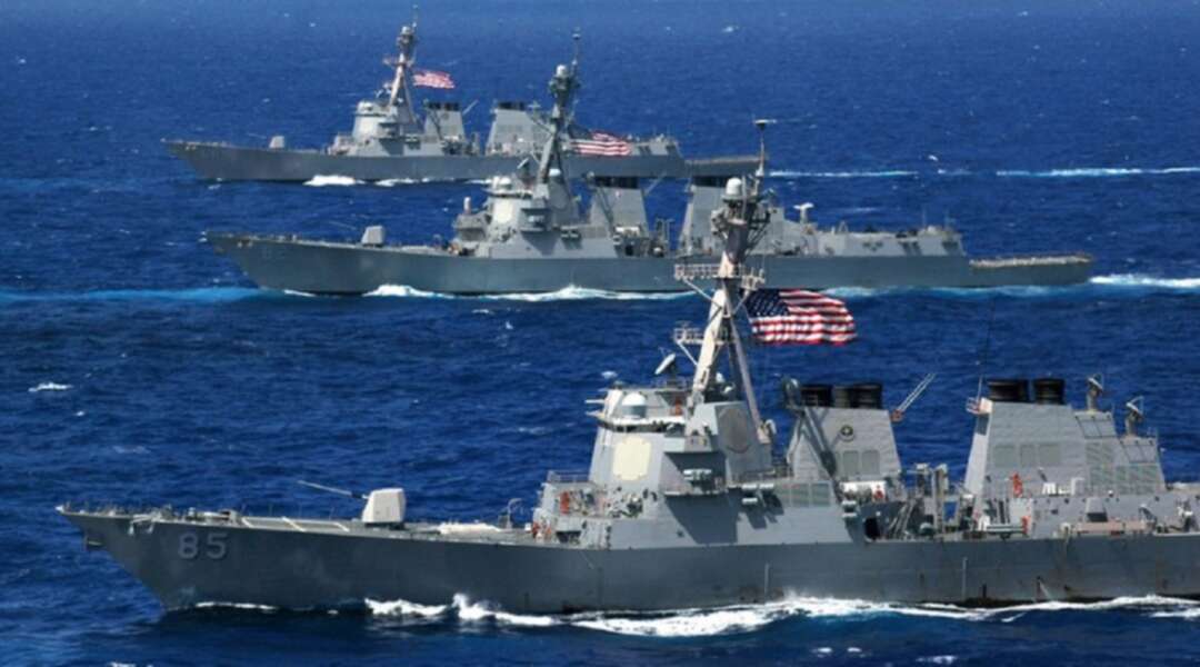 سفن حربية أمريكية تمر عبر مضيق تايوان أول مرة منذ زيارة بيلوسي