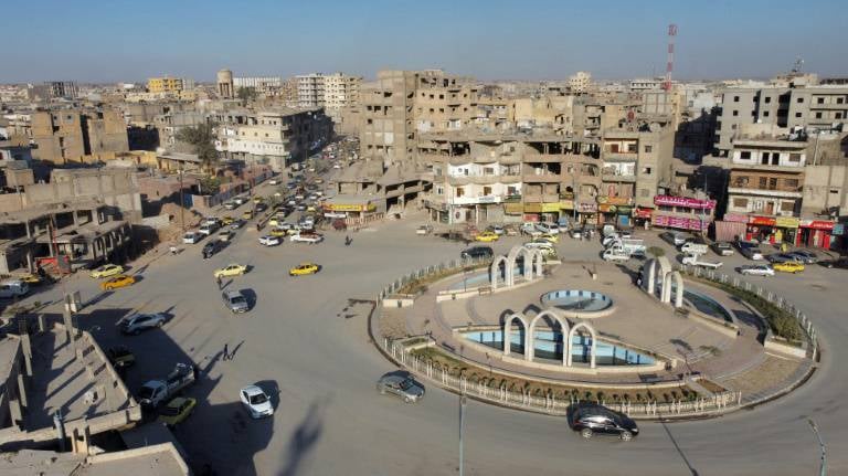 Al-Naim square in Syria's Raqqa/Facebook page