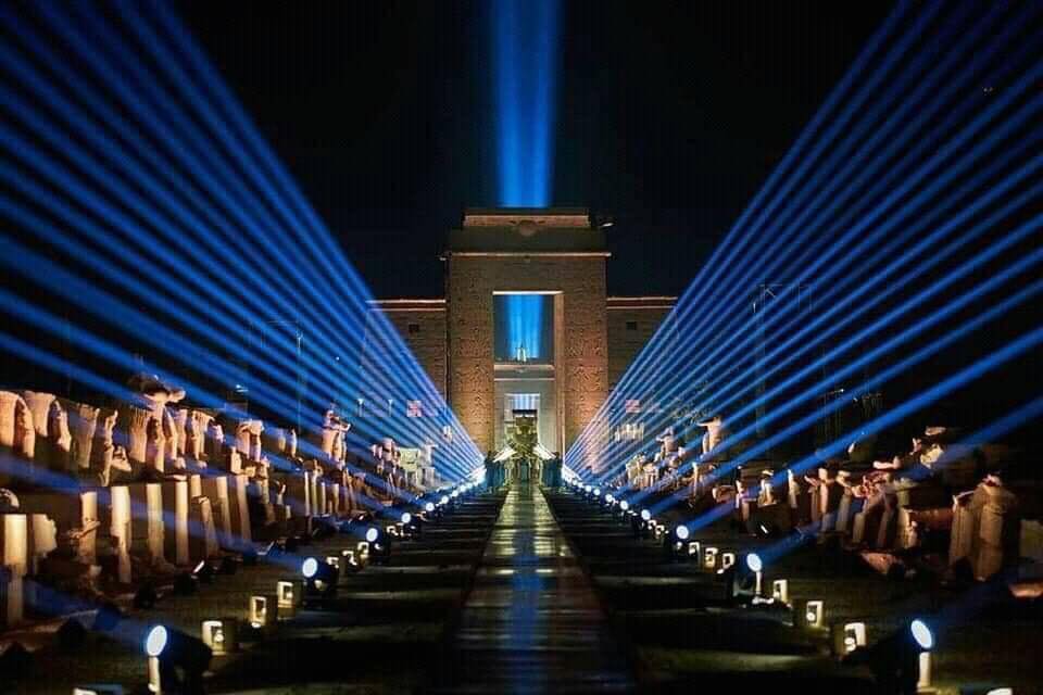 Lavish ceremony to restore road connecting two ancient Egyptian temple complexes in Karnak and Luxor /Facebook page