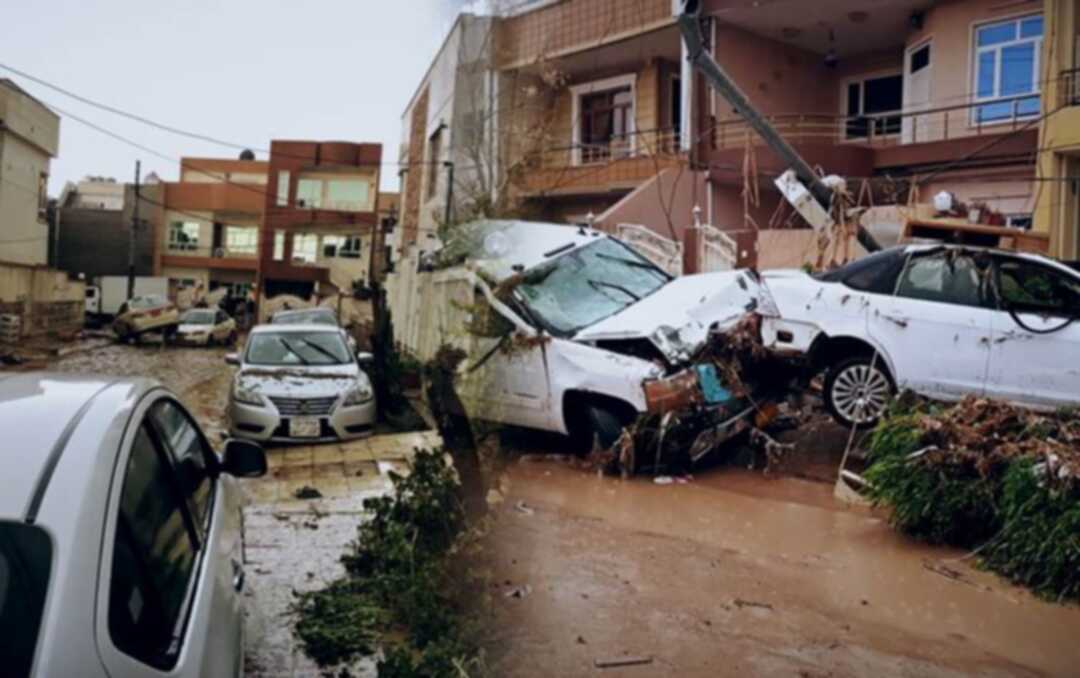 ضحايا وتضرر منازل جرّاء فيضانات أربيل..بارزاني يوّجه لتقديم المساعدة