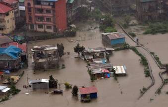 فيضانات الفلبين. متداول