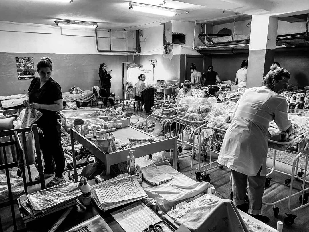 This is the basement area of the Municipal Perinatal Hospital in Kharkiv. Tiny newborns and older infants that are sick and need special care (File photo and text: Euromaidan Press)