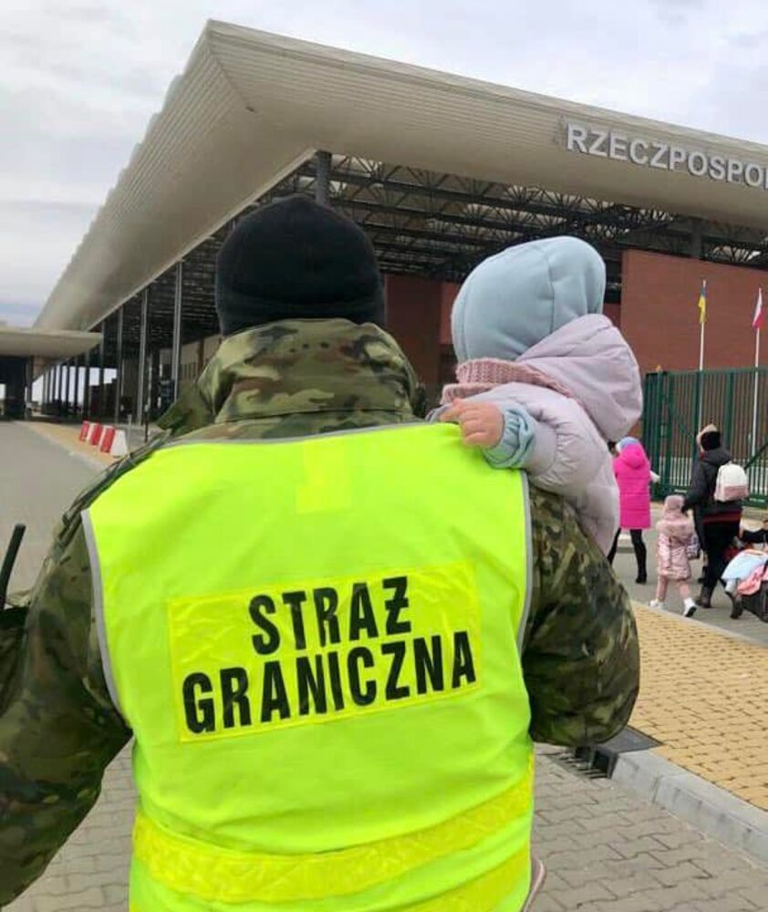 In less than a week 600,000 Ukrainian refugees have been given shelter in Poland (File photo and text: Patrick Ney Facebook page)
