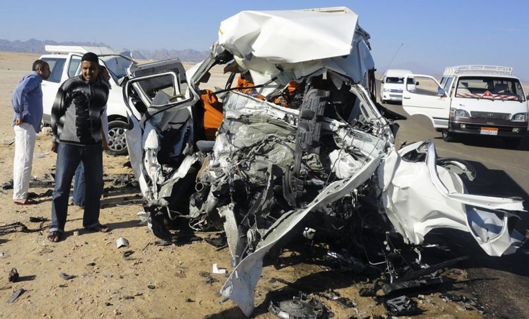 حادث سير مروّع في أسوان جنوب مصر يودي بحياة 11 شخصاً