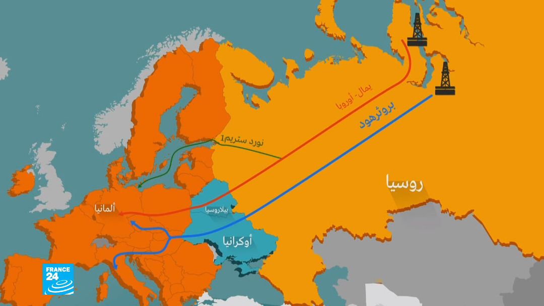استئناف إمدادات الغاز بين روسيا وألمانيا