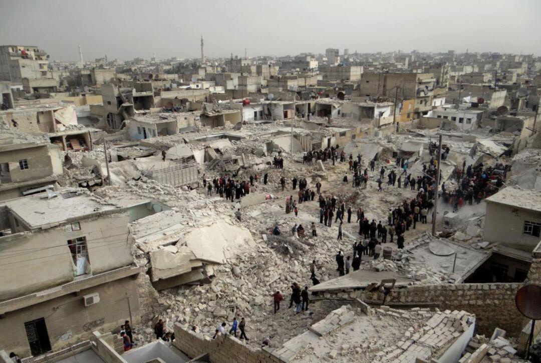 الذكرى السنوية التاسعة لمجزرة الأسد بصواريخ السكود على مدينة حلب 