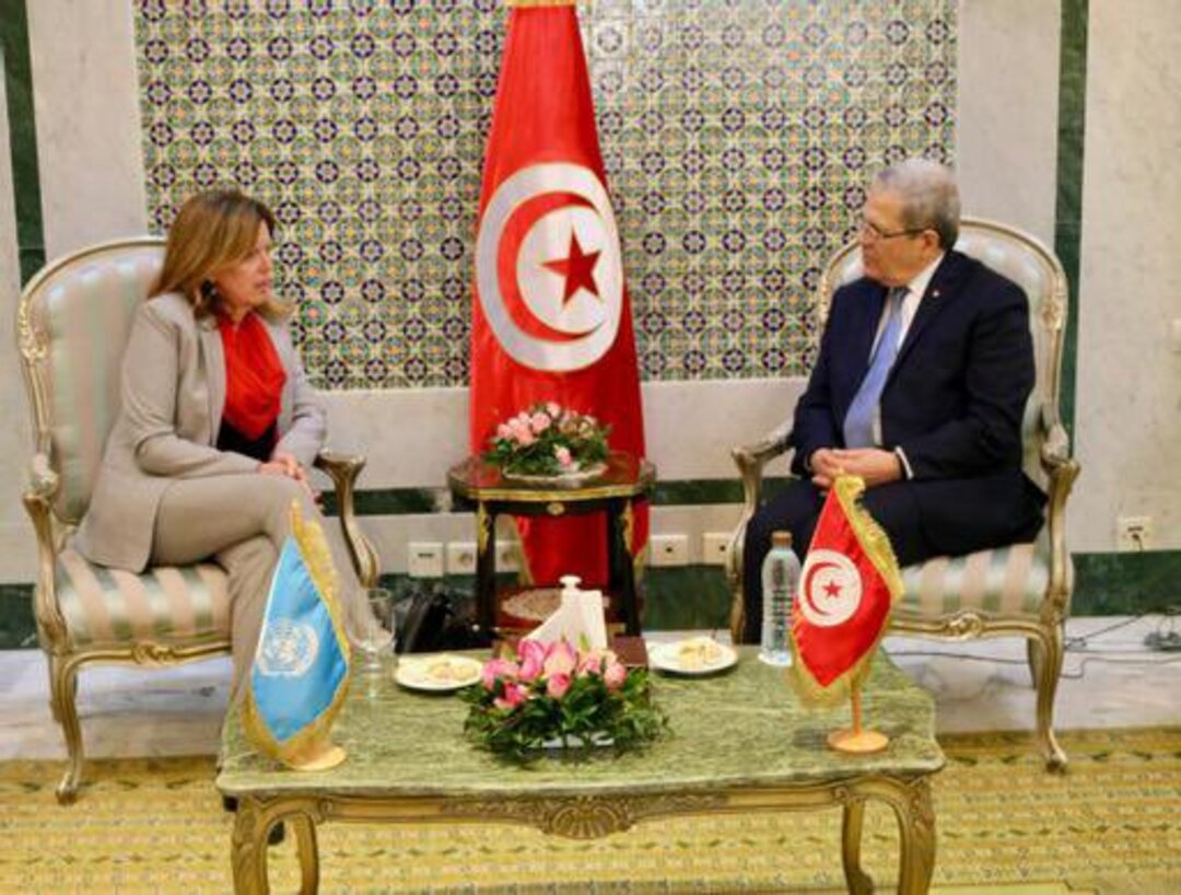 وزير الخارجية التونسي يستقبل المندوبة الأممية إلى ليبيا