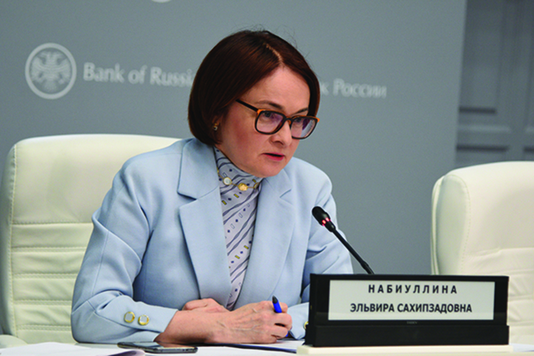 حاكمة البنك المركزي الروسي، إلفيرا نابيولينا. متداول