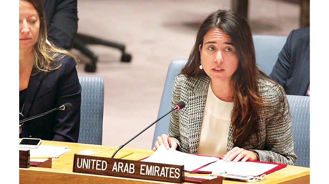 سفيرة الإمارات في مجلس الأمن تدعو لإنهاء معاناة السوريين 