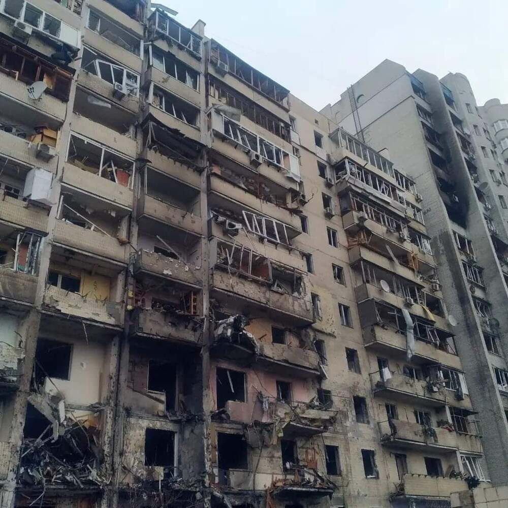 Russian bombing of home buildings in Ukraine (File photo: Euromaidan Press)