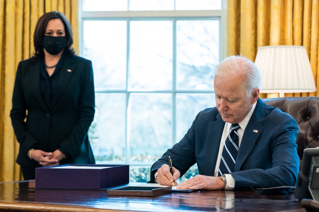 U.S. President Joe Biden signed legislation Tuesday 29-03-2022 afternoon to make lynching a federal hate crime for the first time in American history (File photo: Kamala Harris official Facebook page)