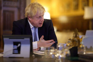 Boris Johnson arrives in Rwanda for Commonwealth summit