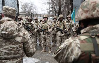 قوات روسية في كازاخستان تستعد للانسحاب. © Valery Sharifulin/TASS