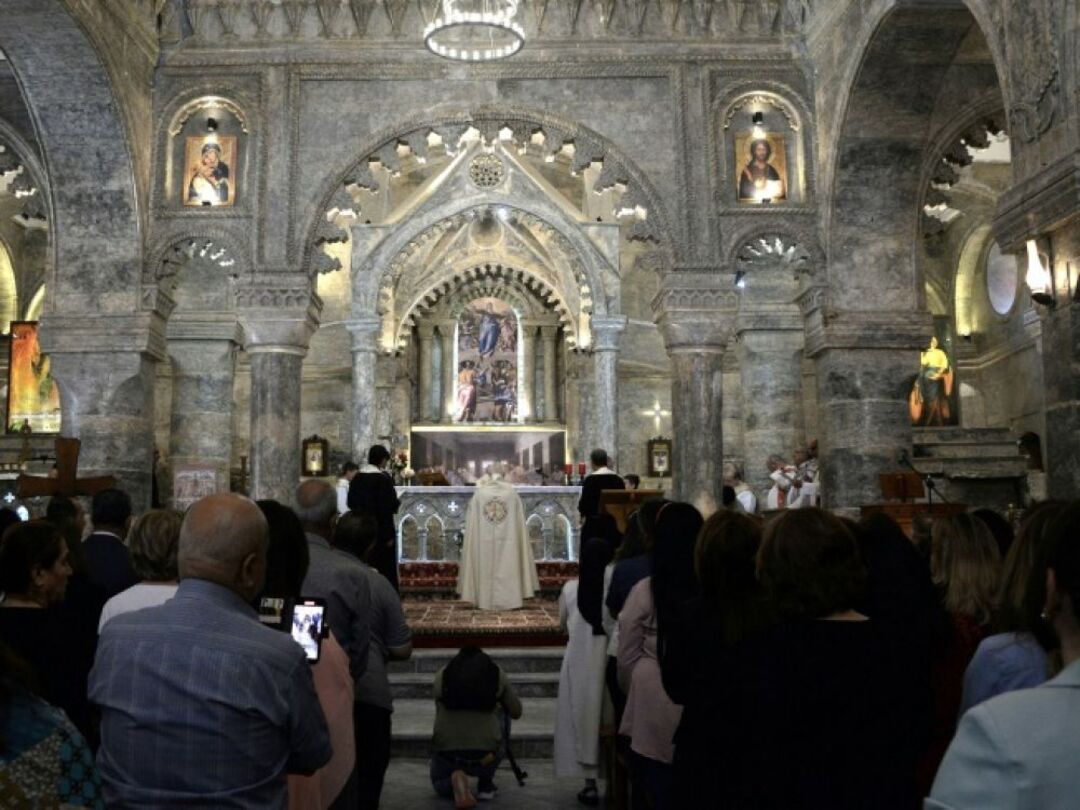 19th century Mosul church holds first Mass since defeat of Daesh terrorists