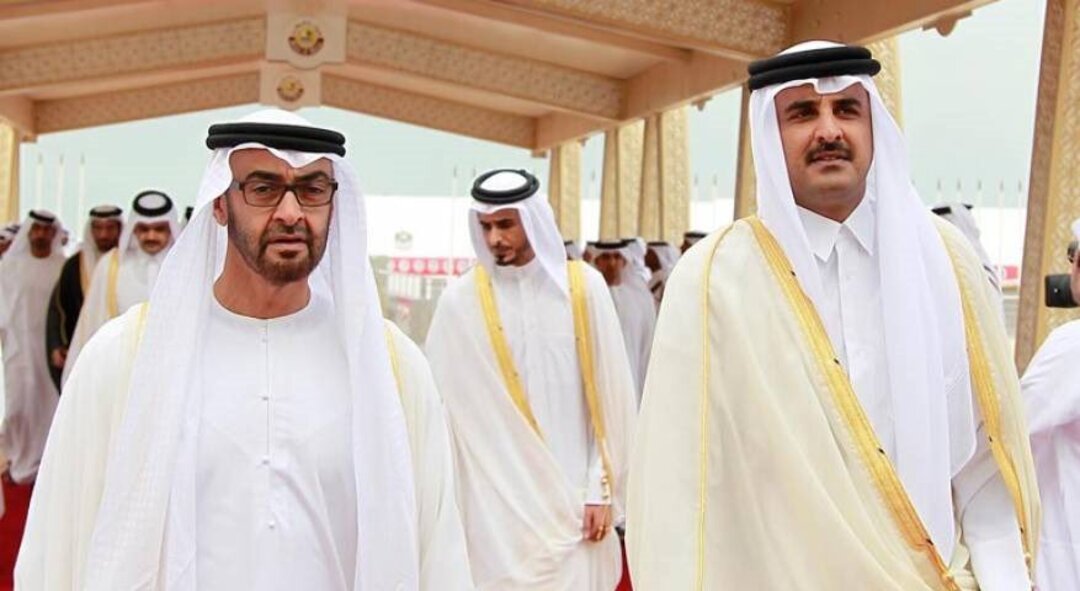 محمد بن زايد يبدأ زيارة رسمية إلى الدوحة