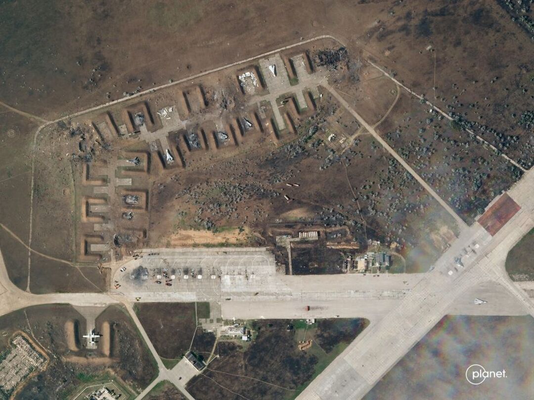 صور أقمار صناعية تظهر القاعدة العسكرية في شبه جزيرة القرم