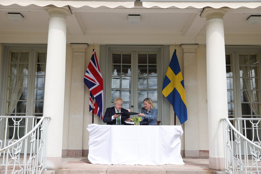 UK strikes new security agreement with Sweden and Finland