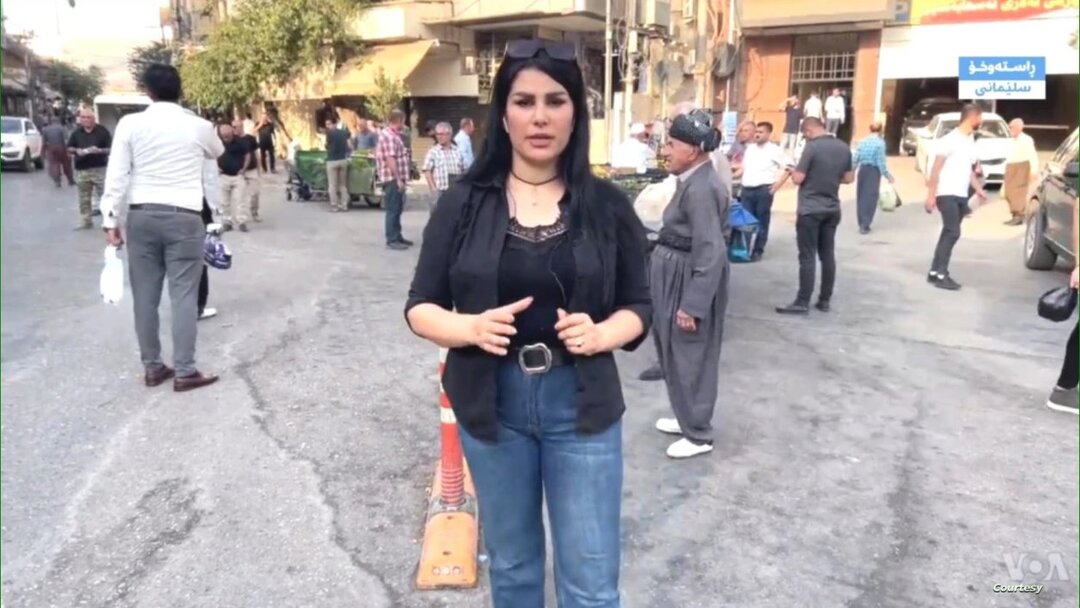 إذاعة أمريكية تندد باعتقال مراسلتها في كردستان