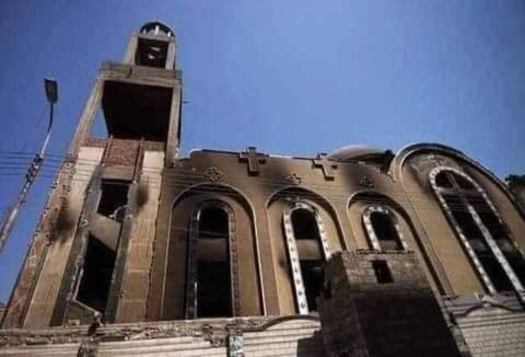 مقتل 41 شخصاً وإصابة العشرات بحريق كنيسة في مصر