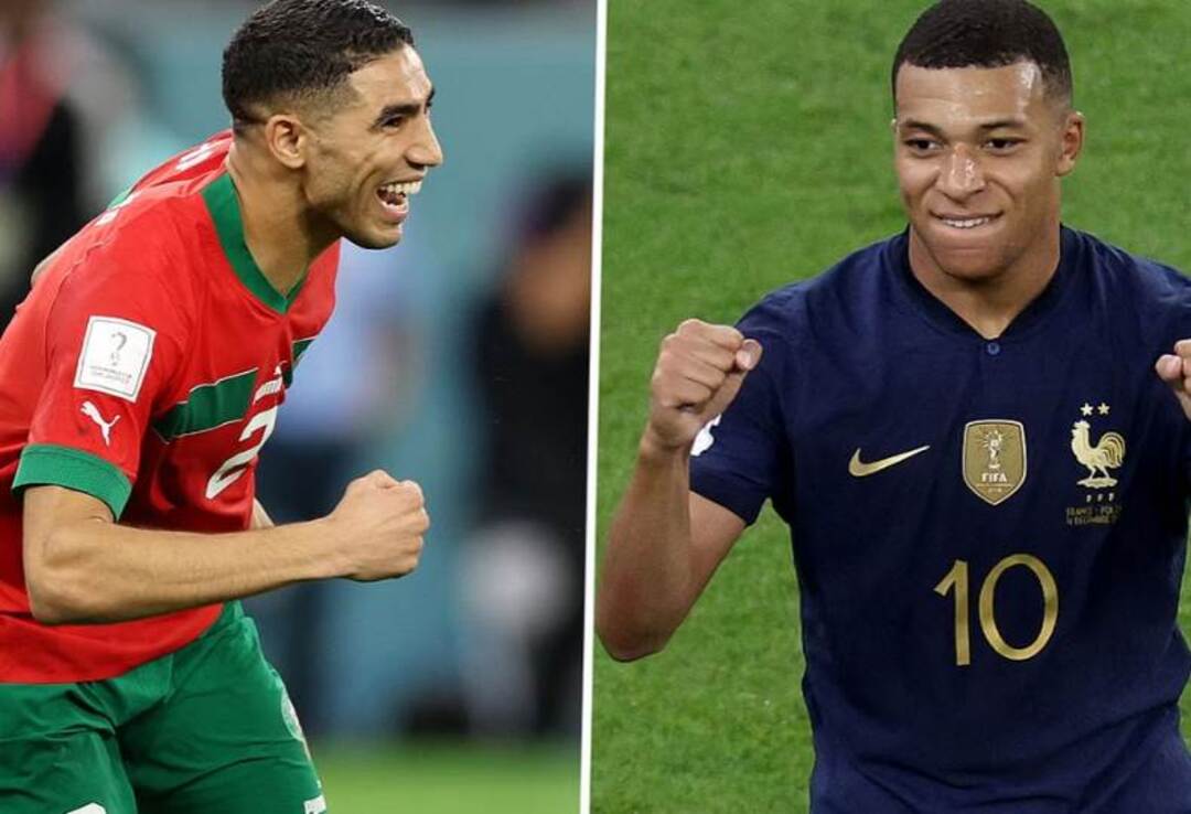 مواقع إحصائية تحلل مباراة فرنسا والمغرب في نصف نهائي كأس العالم
