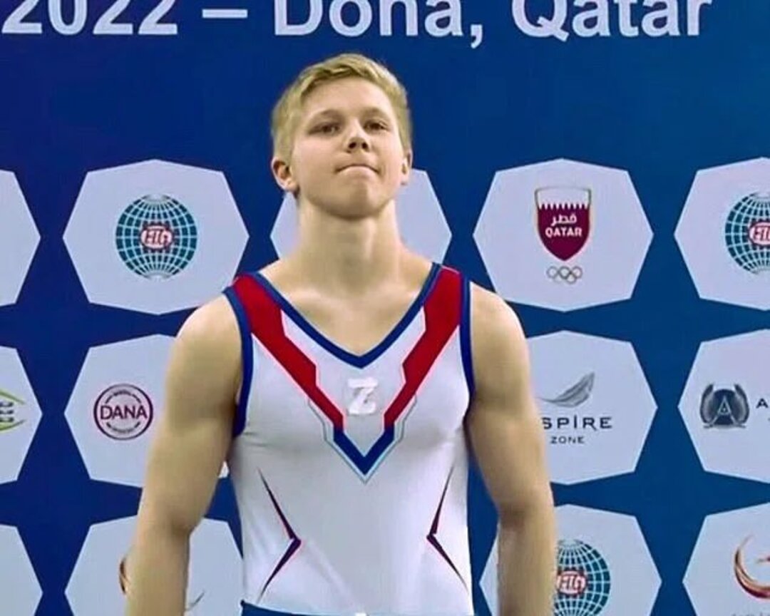 Russian gymnast Ivan Kuliak banned for wearing pro-war symbol