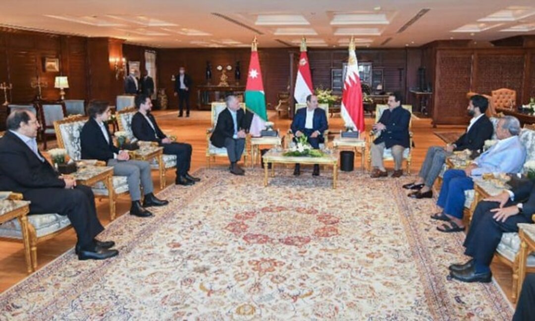 زعماء مصر والبحرين والأردن يناقشون قضايا المنطقة والتعاون العربي