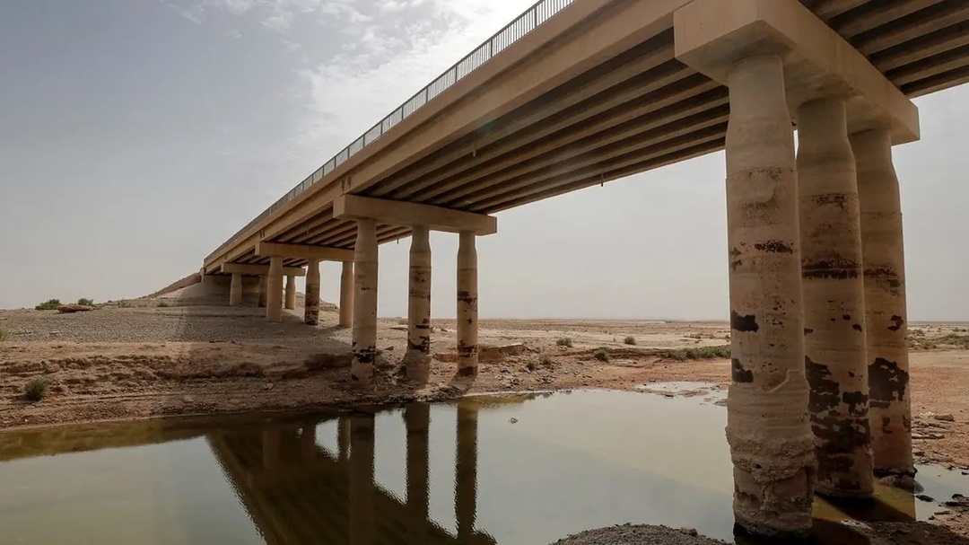 Key Iraq irrigation reservoir across Diyala province close to drying out
