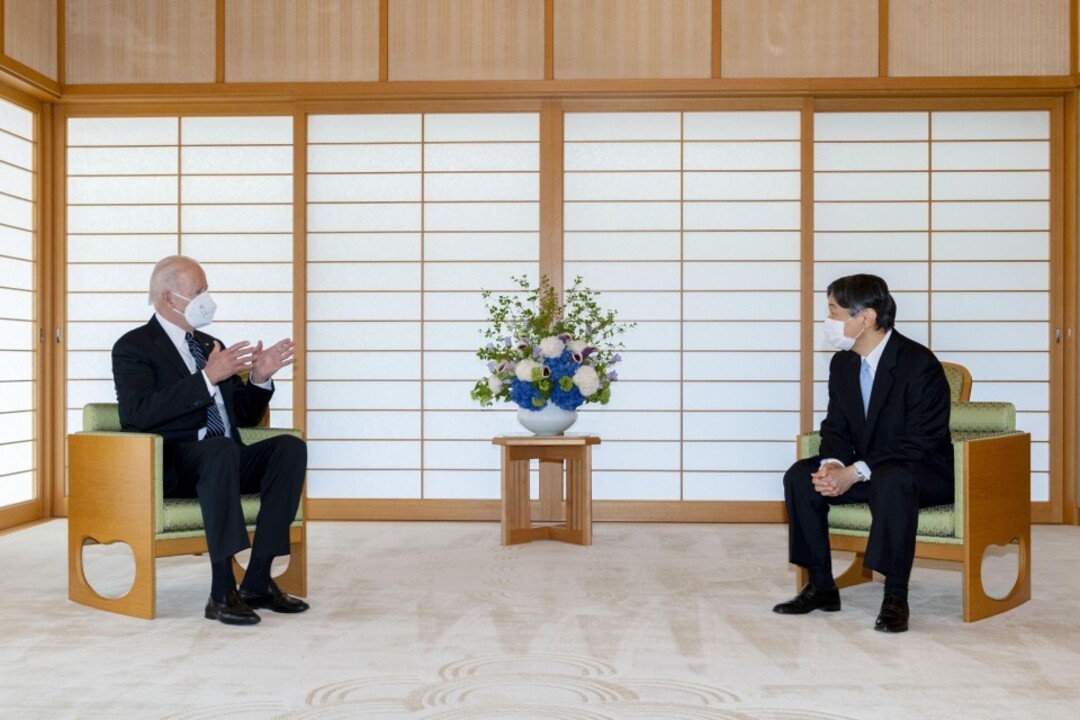 Japan Emperor Naruhito meets President Joe Biden in Tokyo