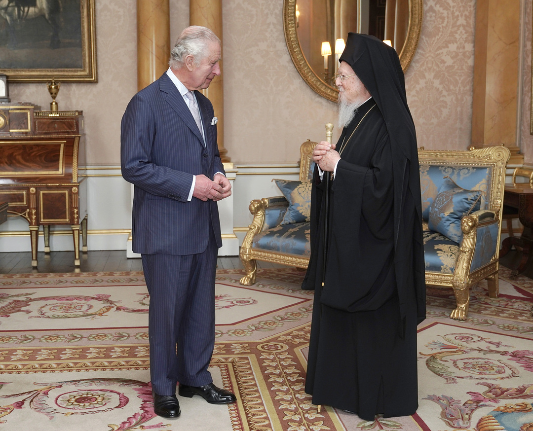King Charles III meets Fener Greek Patriarch in London