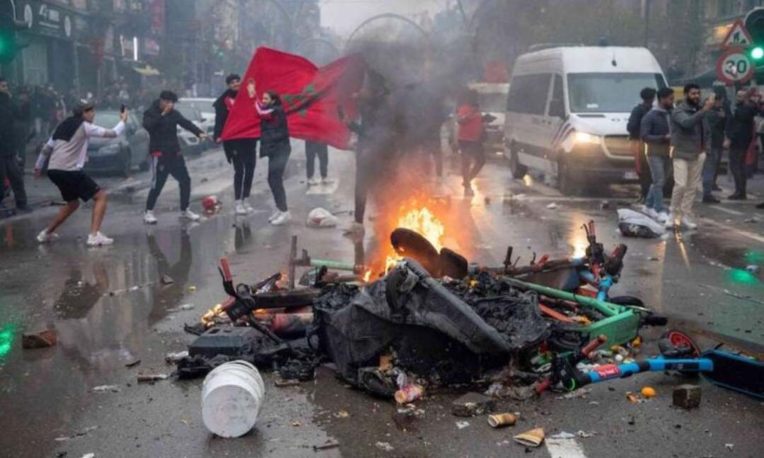أعمال عنف في بروكسل.. إثر مُباراة المغرب وبلجيكيا
