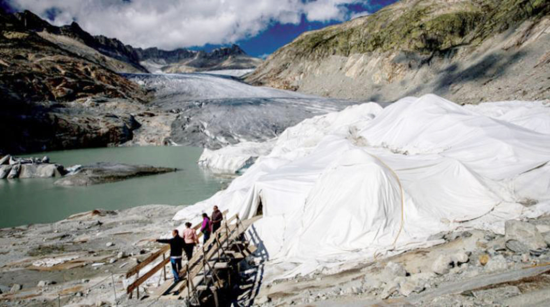 تقرير: الأنهار الجليدية السويسرية تذوب بمعدل قياسي