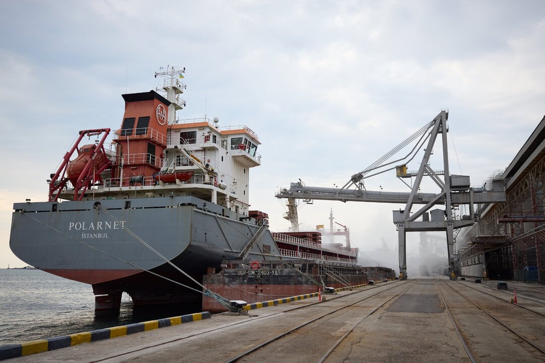 UN official: 12 vessels authorized to depart Ukrainian ports for grain export