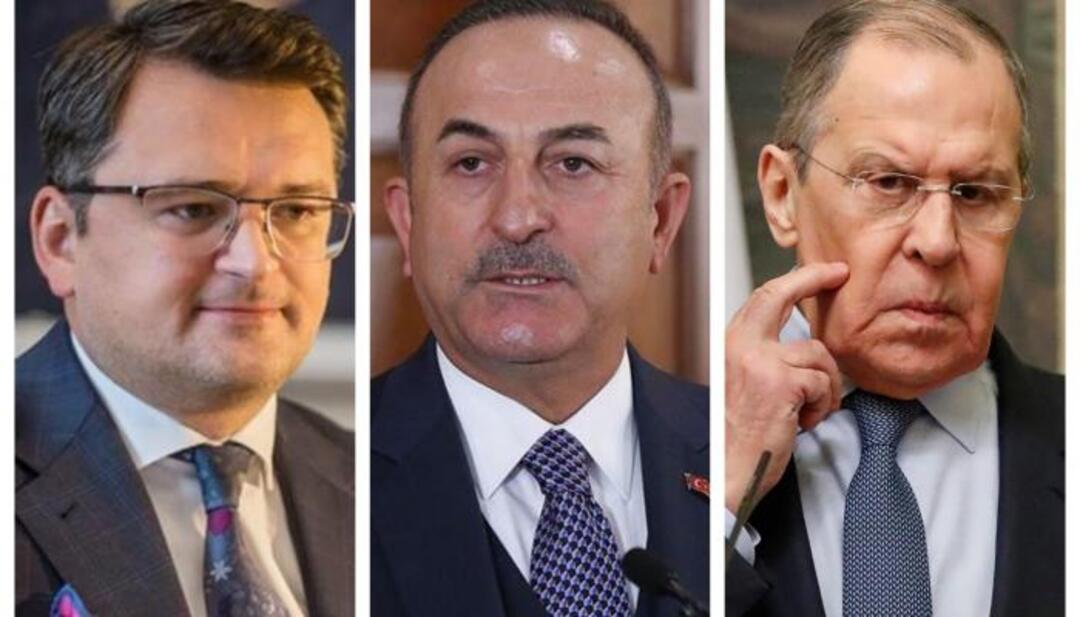 وزراء خارجية روسيا وتركيا وأوكرانيا