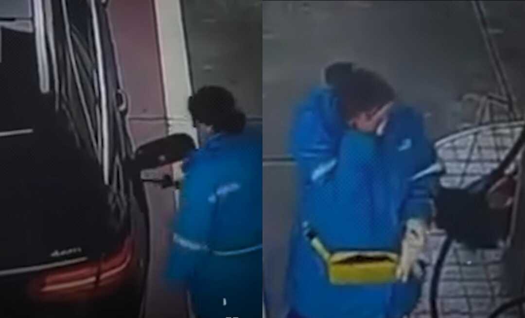 صاحب سيارة فاخرة يُبكي عاملة في محطة وقود ويثير موجة غضب في الصين! (فيديو)
