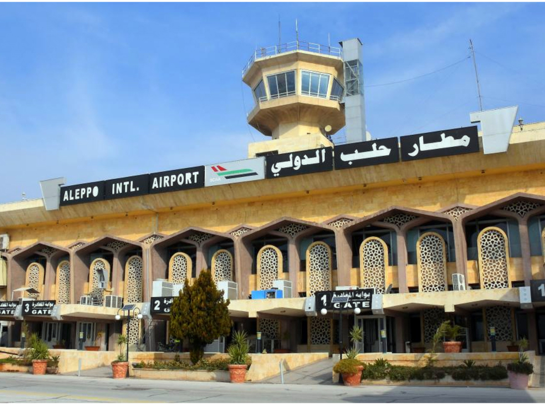 قصف إسرائيلي على مطار حلب الدولي