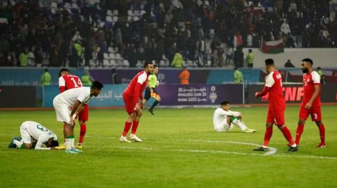 الأخضر السعودي خارج بطولة خليجي 25 والعراق واليمن إلى نصف النهائي