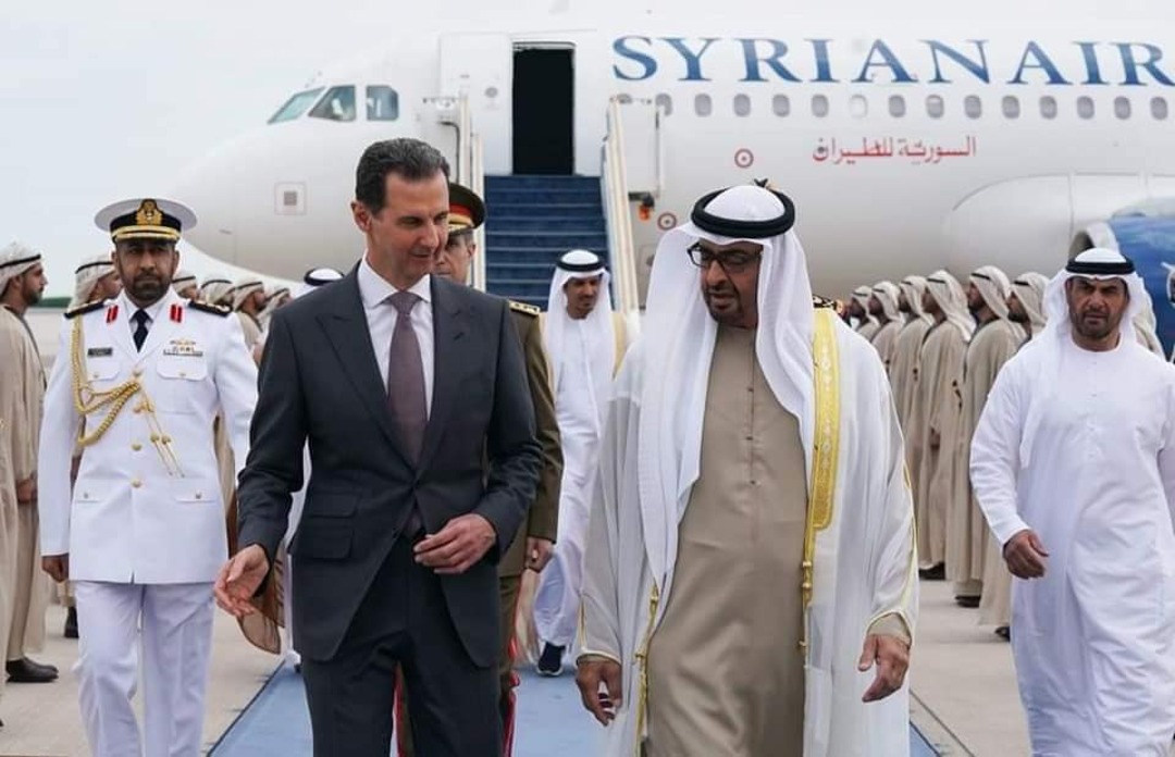 الأسد وزوجته في الإمارات بأول زيارة علنية بعد 12 عاما