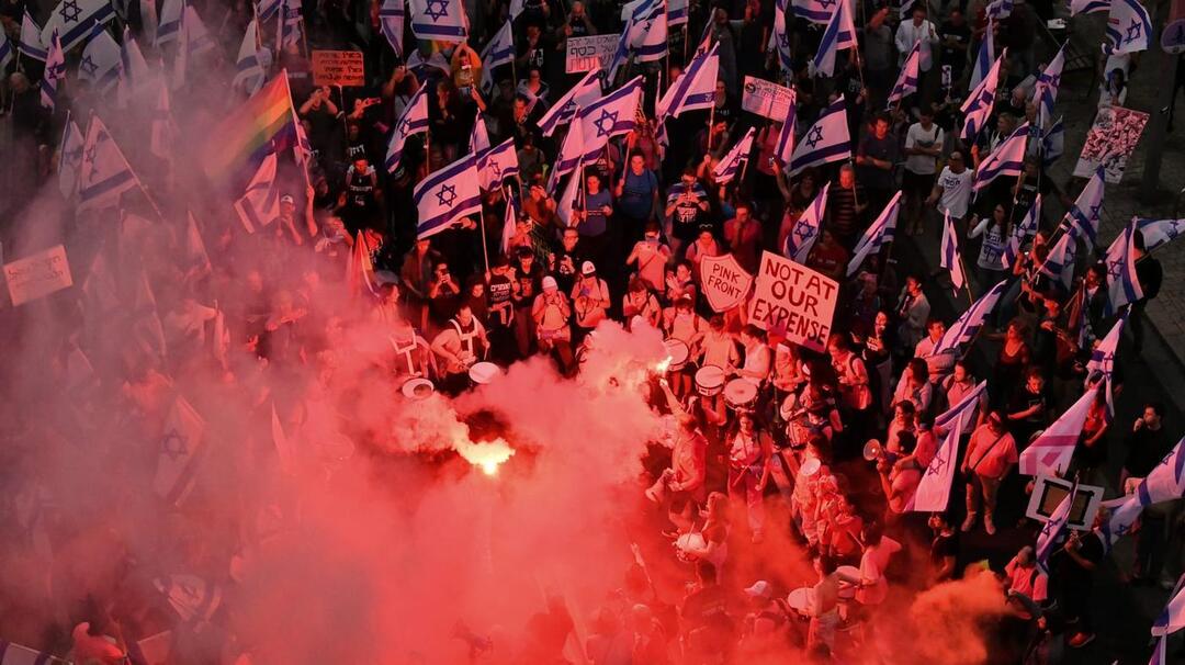 تواصل الاحتجاجات للأسبوع العشرين ضد إصلاح القضاء في إسرائيل