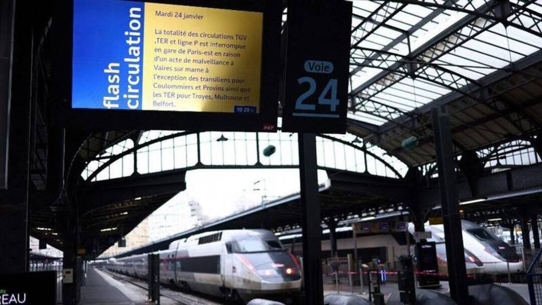 إثر عمل تخريبي.. إغلاق محطة قطارات في باريس