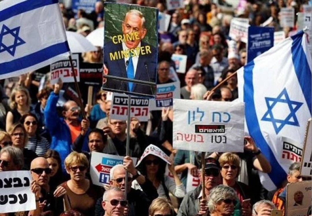 آلاف الإسرائيليين يتظاهرون ضد مشروع تعديل النظام القضائي