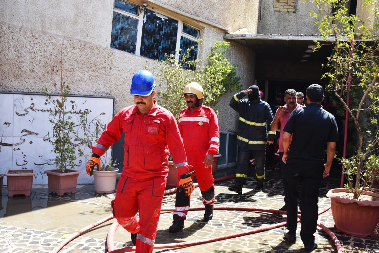 السيطرة على حريق داخل مشفى وسط بغداد