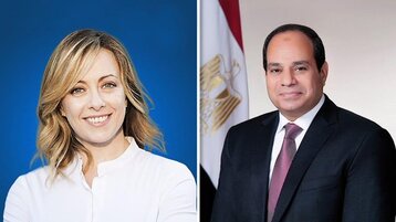 مصر تتطلع لتطوير العلاقات مع إيطاليا