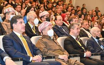 المؤتمر الرابع عشر للحزب الديمقراطي الكوردستاني ينتخب رئيس الحزب ونائبيه