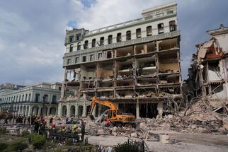 Gas leak blamed for explosion at iconic Havana hotel that killed 22