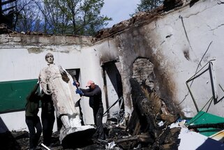 Russian shelling destroys museum dedicated to famous Ukrainian philosopher and poet